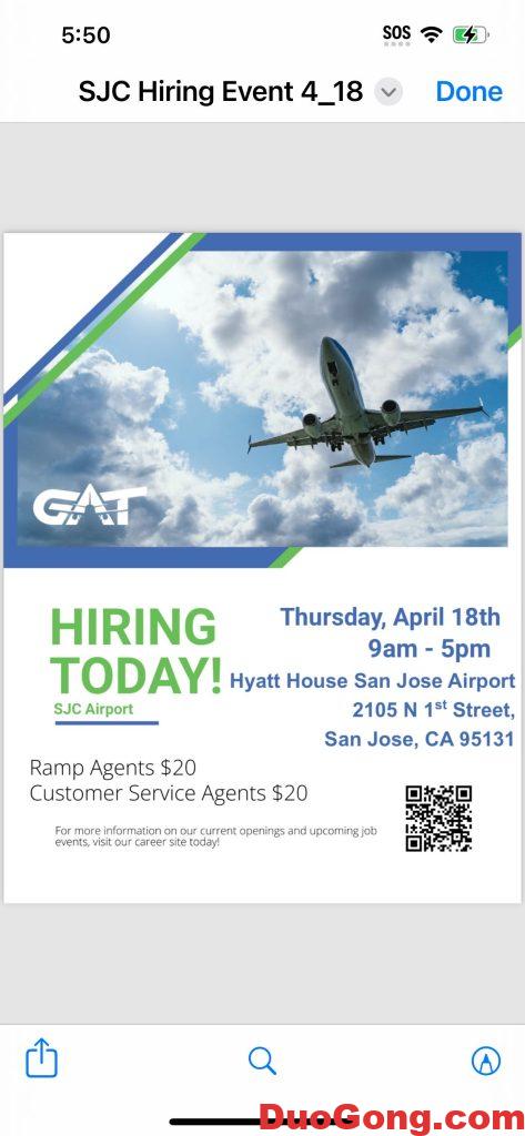 圖片[1]-sanjose機(jī)場招人-多工網(wǎng)